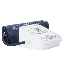 With English Voice Digital Arm Blood Pressure Monitor Pulse Tonometer Pressuring Home Use Sphygmomanometer Apparatus Measuring