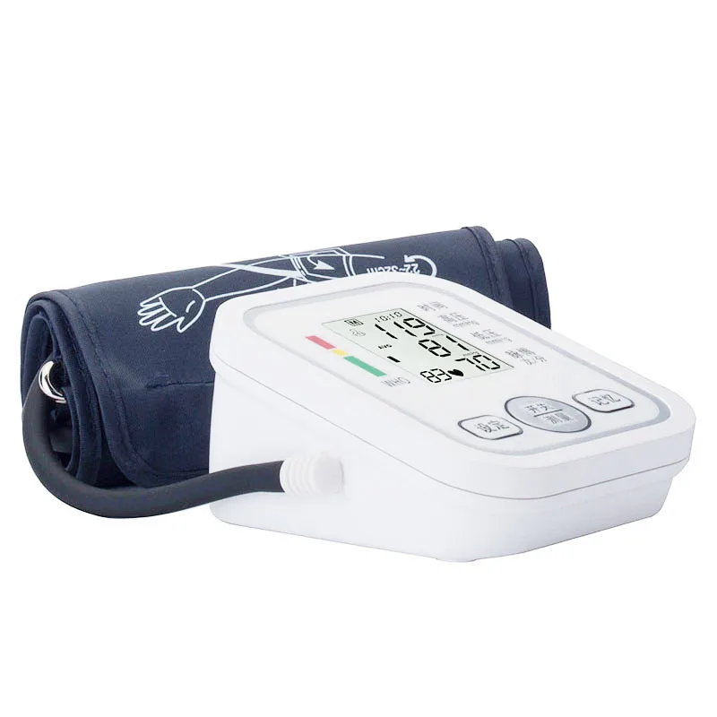 With English Voice Digital Arm Blood Pressure Monitor Pulse Tonometer Pressuring Home Use Sphygmomanometer Apparatus Measuring With English Voice Digital Arm Blood Pressure Monitor Pulse Tonometer Pressuring Home Use Sphygmomanometer Apparatus Measuring
