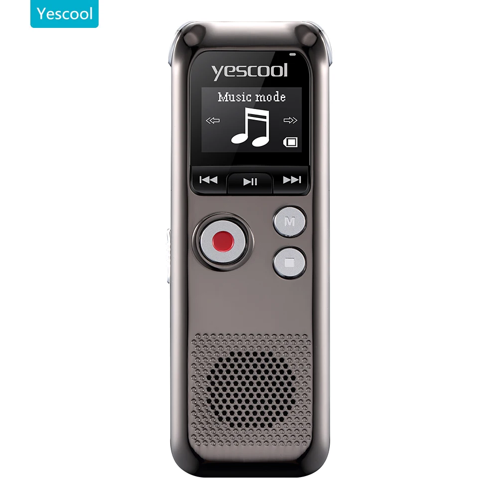 Yescool A60 Профессиональный диктофон espia мини регистратор grabadora de voz поддержка MP3