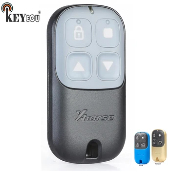 

KEYECU 10x XHORSE (English Version) Multicolor 4 Button Universal Remote Key Fob for VVDI Key Tool VVDI2 Yellow / Blu / Black