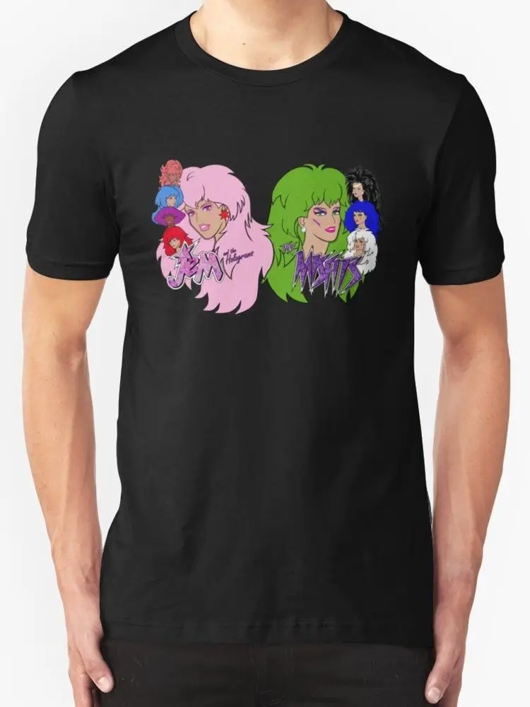 Новый jem and the holograms против Misfits Для мужчин футболка Размеры S-2XL | Мужская одежда