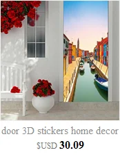 Наклейка на дверь s пейзаж Гостиная Дверь обои самоклеющиеся художественные наклейки на стены имитация 3D стикер на стену домашний декор x30620