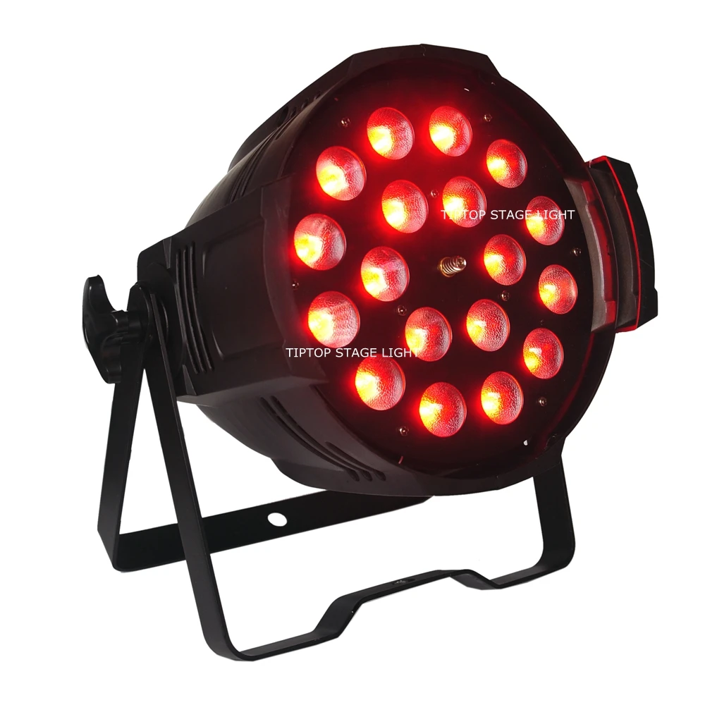 Светодиодный светильник TIPTOP 18x18 Вт RGBWA UV 6 в 1 с зумом 7/11 каналов китайские