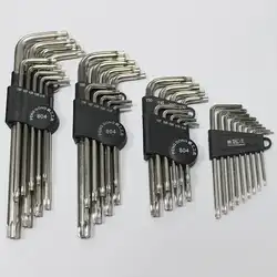 9 шт. горячий pengong Torx l-образный шестигранный гаечный ключ набор ручного инструмента для ремонта велосипеда