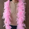 52 g 2 yards fluffy turkish feather boa / scarf clothing accessories  feather costume / party wedding decoration feather crafts ► Photo 3/6