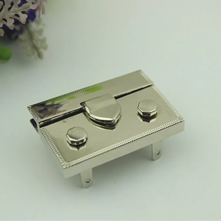 10pcs/lot New 2019 High-grade thickening turn lock twist lock Mortise lock Handbag leather case hardware accessories