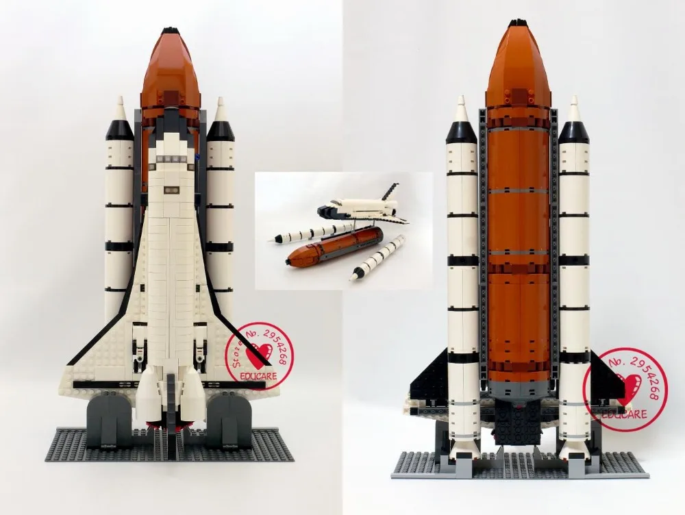 

New Space Shuttle Expedition fit legoings 10231 technic city Model Building Blocks Bricks Set creator gift kid Children diy Toys