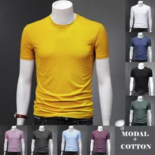 Modal T Shirt Men White Summer Casual Short Sleeve Plain Cotton Sport Tops Tees Quick Dry Running 2pac Ropa Hombre De Marca 2019