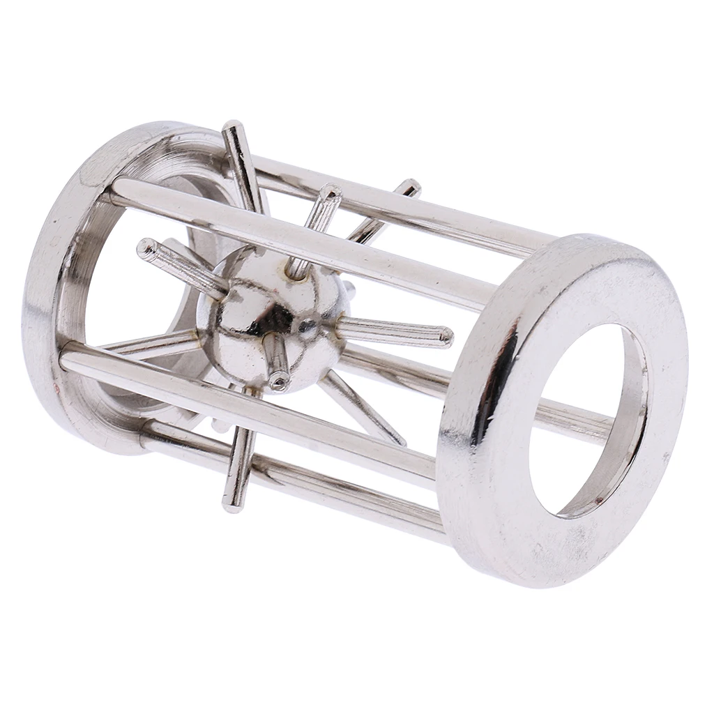 Cage Lock Puzzle Classic Metal Brain Teaser IQ EQ Test Toys for Kids Adults Children Birthday Funny Gift