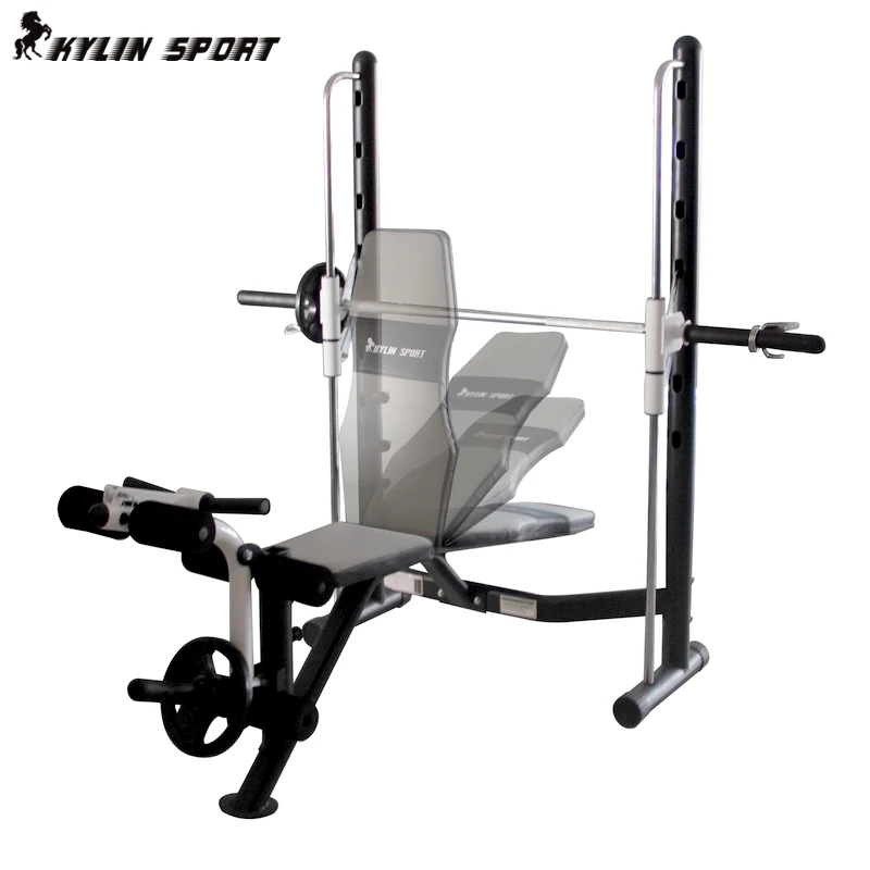 5762 multifunction security weightlifting bed bench press rack barbell