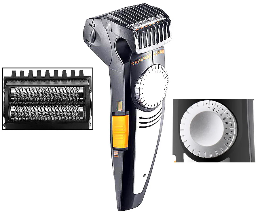 Профессиональный триммер для бороды и стервы для мужчин, бритва, Электрический станок для бритья, обрезка лица с 19 настройками длины 110 В/220 В