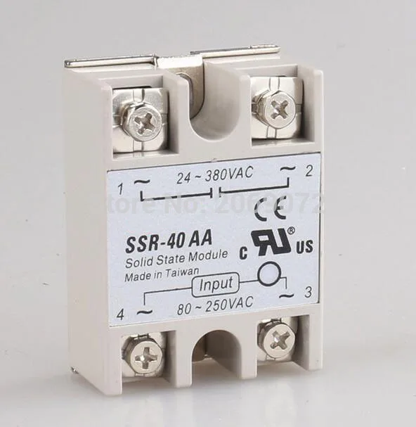 Твердотельное реле ssr 40aa Твердотельное реле ssr 40aa