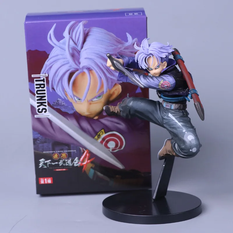 

17cm Dragon Ball Z Torankusu Trunks jump Anime Action Figure PVC New Collection figures toys brinquedos Collection