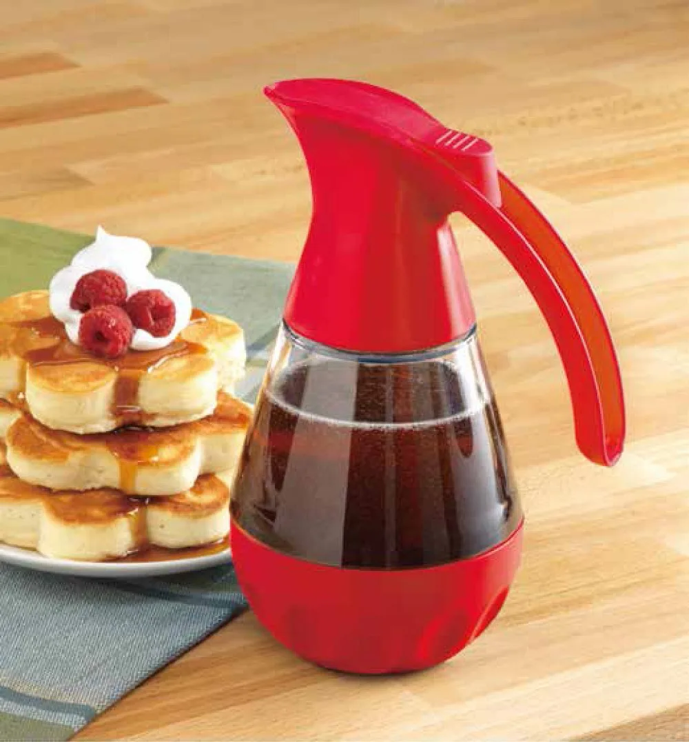 Microwave Safe Red Syrup Dispenser on Alibaba Group