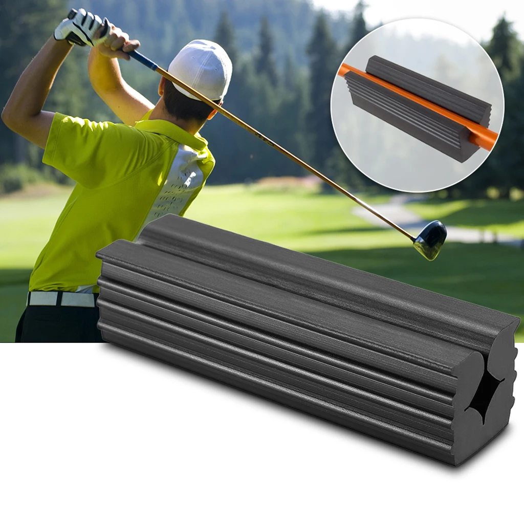

Durable Black Rubber Golf Club Grip Vice Clamps Grips Replacement Gear Tool Goft Accessories