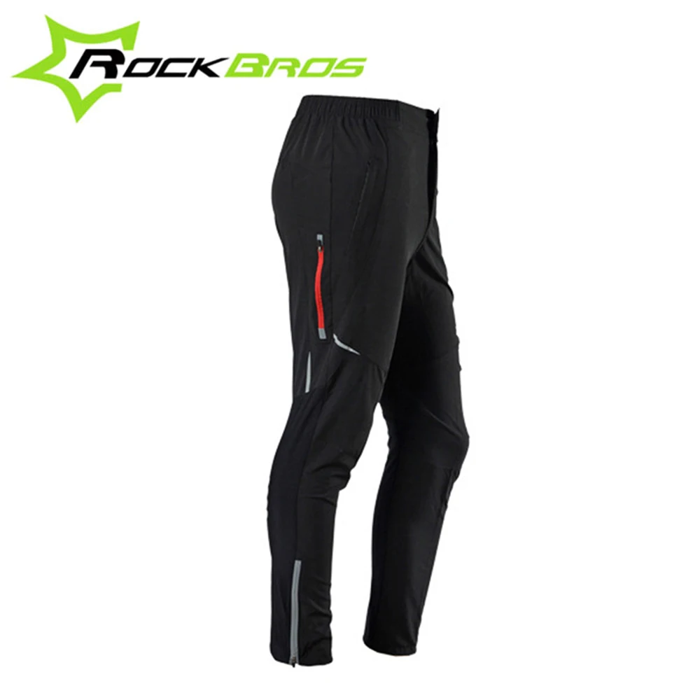 

ROCKBROS Summer Bicycle Cycling Pants Breathable Quk Dry Outdoor Sports Bike Pants Multifunction Sportswear Reflective Tights