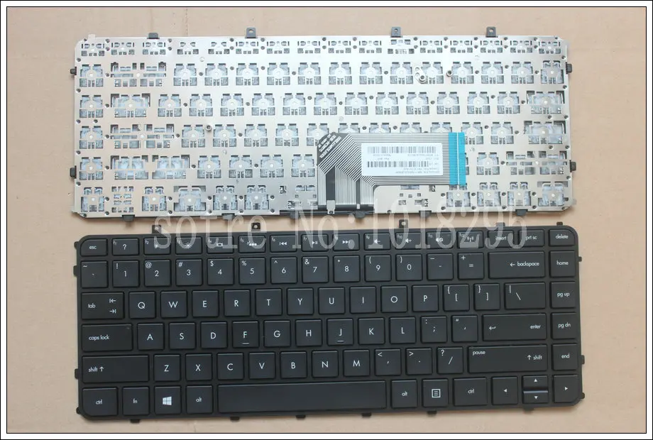 Новая американская черная клавиатура с рамкой для ультрабука HP ENVY CTO 6t-1100 Sleekbook