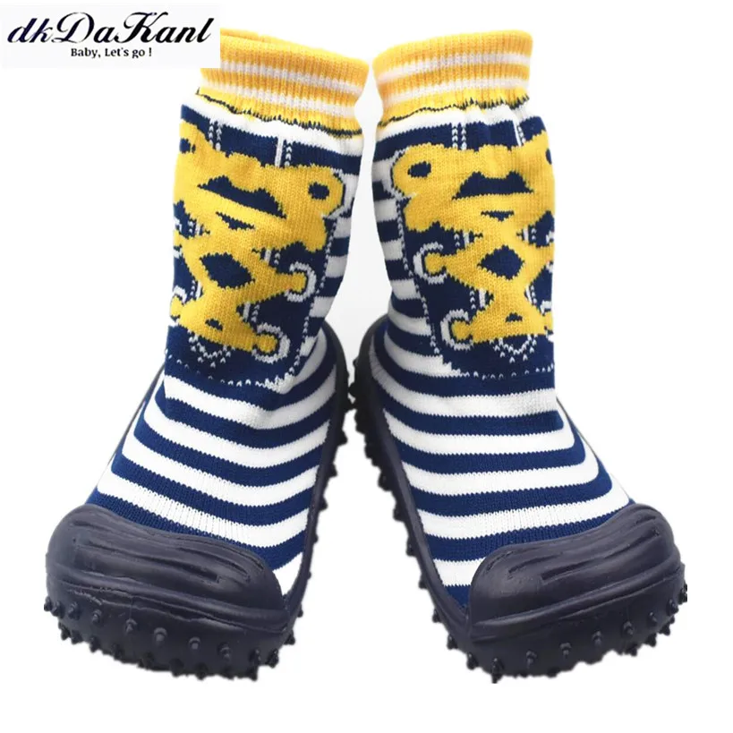 

dkDaKanl Socks With Rubber Soles Anti Slip Winter Spring Children Infant Newborn R