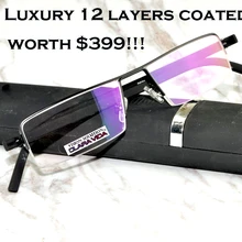 = Clara Vida = класса люкс трендовые мужские и женские унисекс наивысшего качества 12 слоев с покрытием компьютерные очки для чтения+ 0,75+ 1+ 1,25+ 1,5 до+ 6