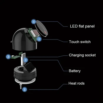 

Vacuum Flask Intelligent Temperature Display Simple Smart Thermos