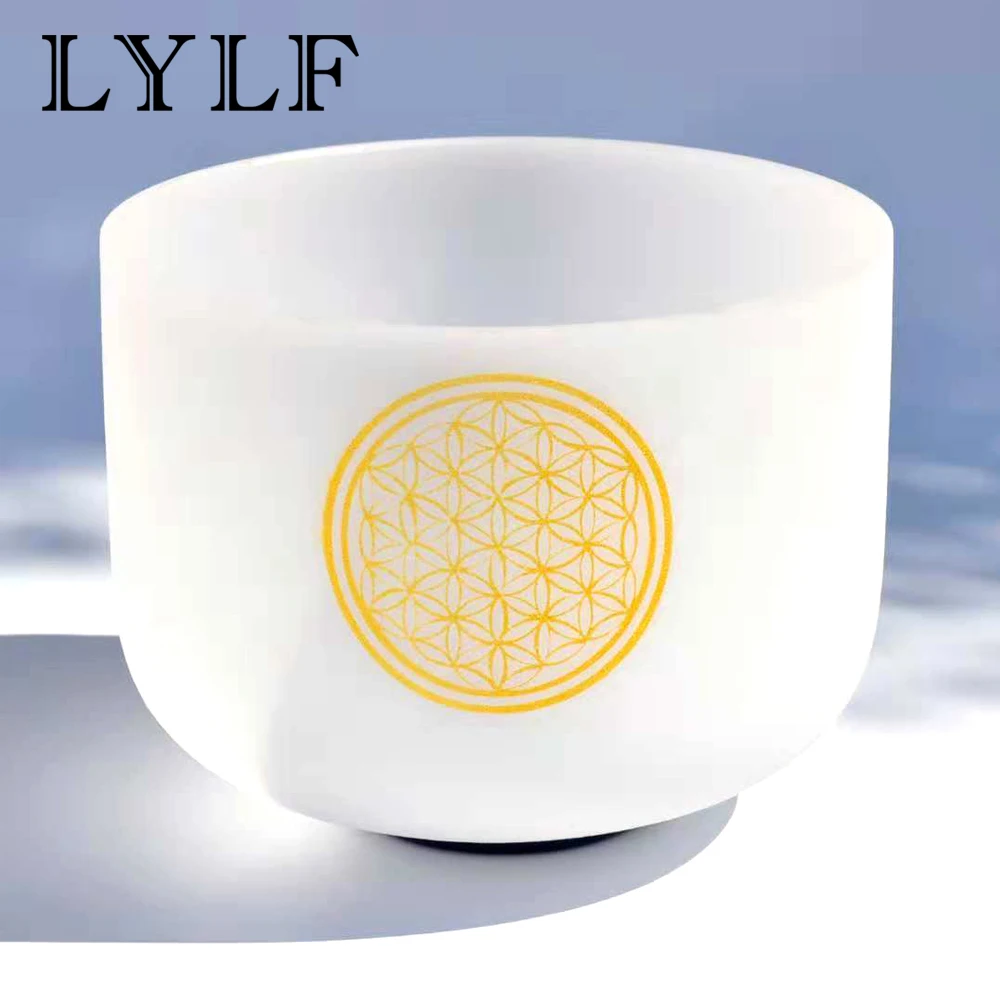 12inch The Flower Of Life Design 7 Chakra Tones Cdefgab Healing Meditation Sound Bowl Bells Chimes Aliexpress