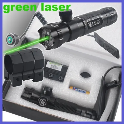 Тактическая Винтовка зеленый лазер точка прицелы винтовки прицелы снаружи регулировать с креплением