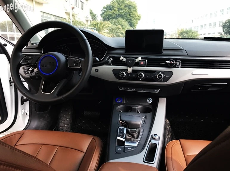 Для AUDI Q5 A5 A7 A4L A6L красное/синее автомобильное кольцо для запуска и остановки