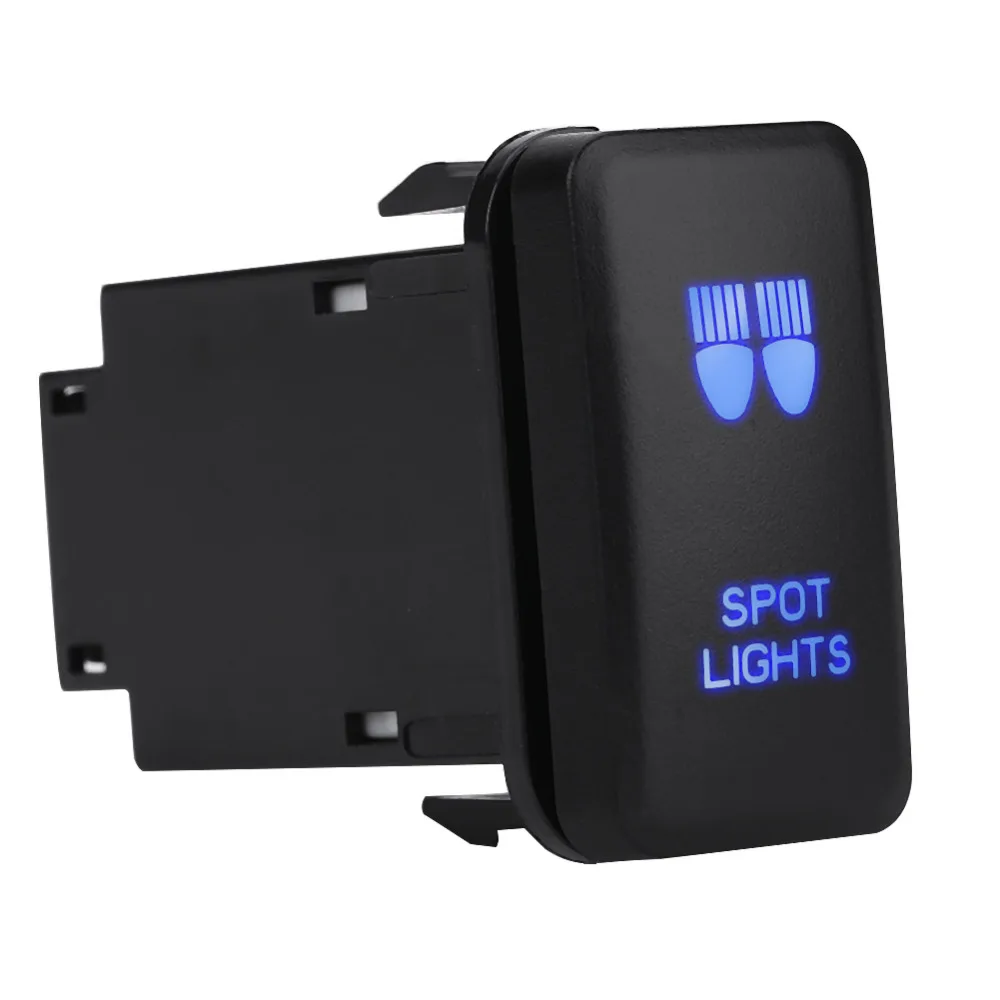 

12V Blue LED Car On Off Rocker Toggle Switch for Toyota Hilux Landcruiser VIGO SPOT LIGHTS/ZOMBIE LIGHTS/REAR LIGHTS/REVERSE
