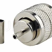 Superbat 10 шт. UHF обжимной штекер RF разъем для RG174, RG178, RG316, LMR100 кабель