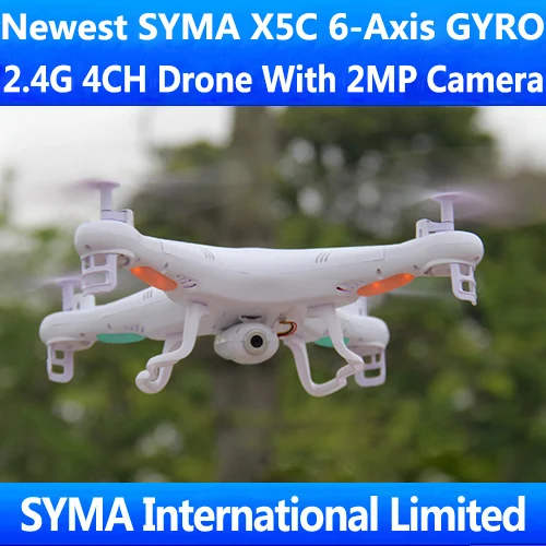 Квадрокоптер SYMA X5A X5 X5C с HD камерой 2 Мп 4 ГГц канала 6 осевой гироскоп вертолет UFO VS