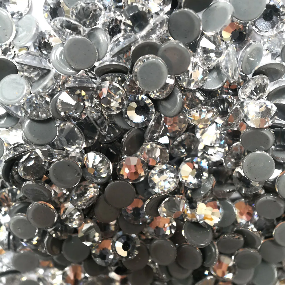 

Clear Crystal SS10 1140pcs A2058 HotFix FlatBack Rhinestones jewellery Diamond For Nail Art Garment Wedding Clothes Decoration