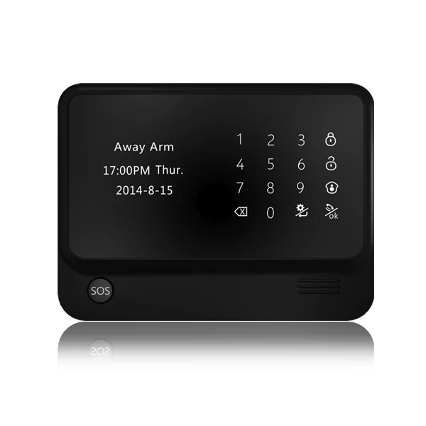 SmartYIBA Smart APP Menu LCD Wireless 433MHZ SMS GSM Network Home automation kit Burglar Security Detector Sensor Alarm Systems