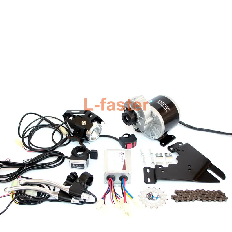 350W Electric Bike Chain Drive Kit Can Fit Bike Use 44mm Disc Brake