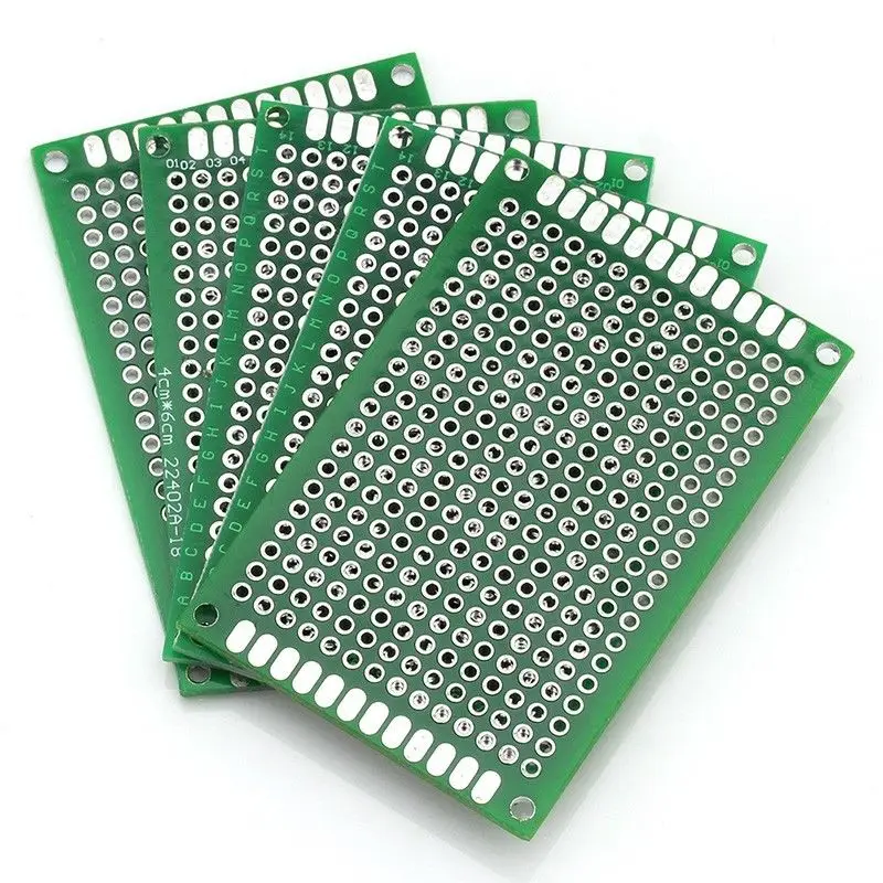 

20pcs Practical Double Side Protoboard Circuit Universal Prototype PCB Breadboard Board 5x7cm,4x6cm,3x7cm,2x8cm