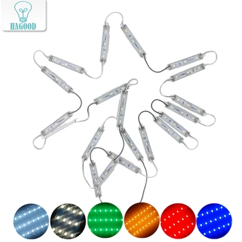 

1Set 20pcs Waterproof DC12V LED Module Strip Light 5730SMD 60leds 3m Length led strip Garland for DIY Billboard Road Sign Aisle