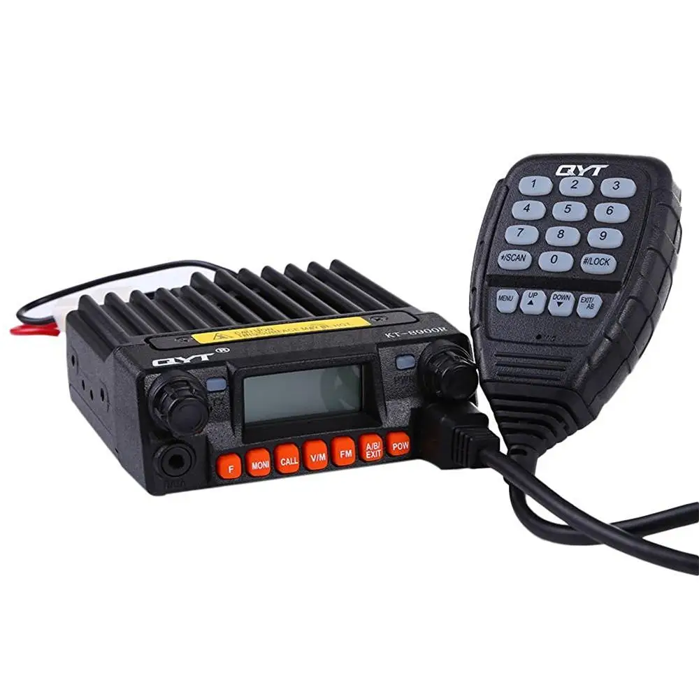 QYT KT-8900R мини автомобильное мобильное радио KT8900R VHF/UHF трехдиапазонная рация 25 Вт 200CH сканирующий монитор sql-dtmf FM сигнализация CB радио