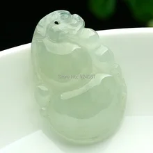 Бирма восковой тип льда нефритовый фу кулон перед натуральным нефритом ruyi кулон подлинный специальный нефритовый кулон