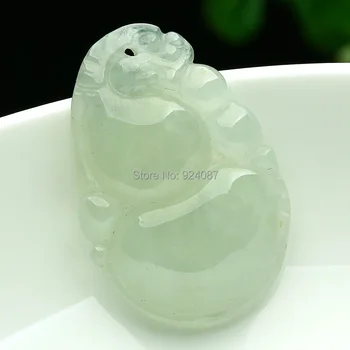 

Burma a waxy types of ice jade Fu Pendant in front of natural jade Ruyi pendant authentic special jade pendant