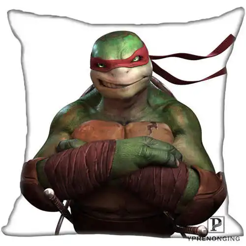 Best Custom Teenage-Mutant-Ninja-Turtles(1) Наволочка на подушку, спальня Home Square Наволочка на молнии(одна сторона)#190404-1-10 - Цвет: Pillowcase