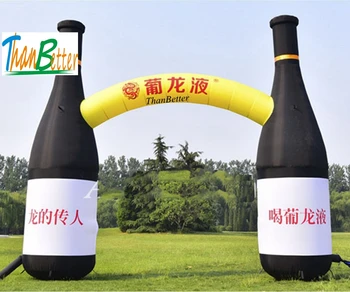 

ThanBetter inflatable beer bottle arch / Bottle Replica Inflatable Arch Model / Customized Fruit Juice Advertising for promotion