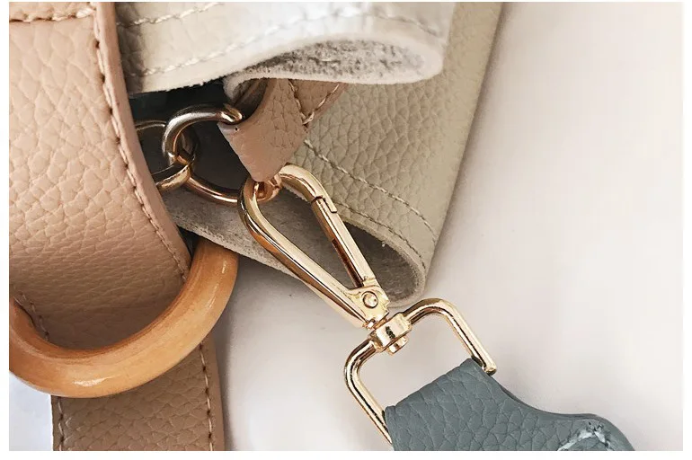 HISUELY Hot Sale New Women PU Leather Handbags Tassel Fashion Designer Black Bucket Vintage Shoulder Bags Women Messenger Bag 23 (24)