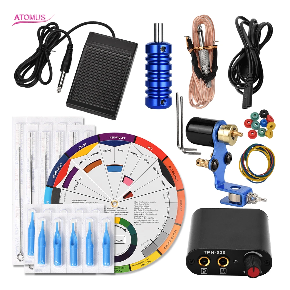 

Rotary Tattoo Machine Tatuar Kit Iniciante Machine Tatouage Rotative Tatoo Tattos Kit Tatuar Profesional Equipamento Tattoo Set
