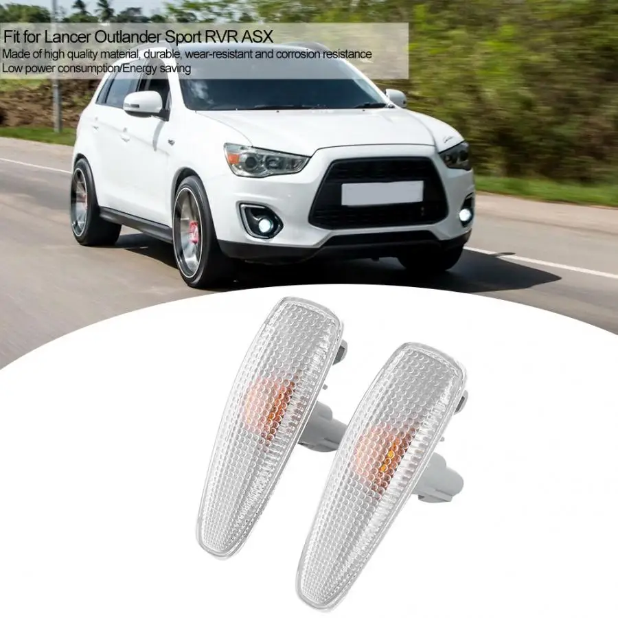 1 Pair Turn Signal Lamp Side Marker Light For Lancer Outlander Sport