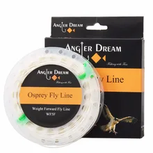 Бренд Angler Dream 100FT Вес вперед Fly Fishing Line WF-1F/2F/3F/4F/5F/6F/7F/8F/9F Fly Line плавающая леска
