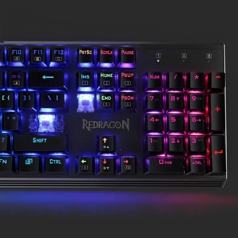  Redragon K570 PARTRYUSA Mechanical Gaming Keyboard 104 Keys Anti-ghosting RGB Backlit Blue Switch G