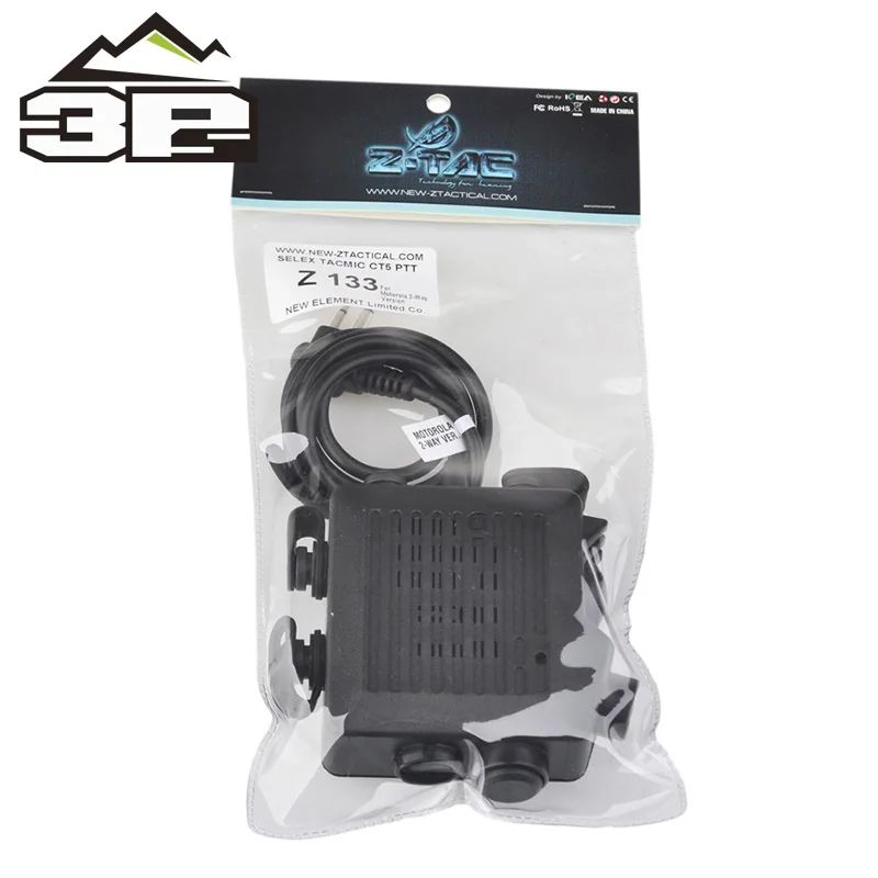 Fones de Ouvido Empurrar para Falar Ptt com Alto-falante Ptt para Midland Z-tac Selex Tacmic Tático Rádio 2 Botão Kenwood Icom Motorolar 1 Ct5 22 falar 2 botão ptt para midland kenwood icom motorolar 1 2