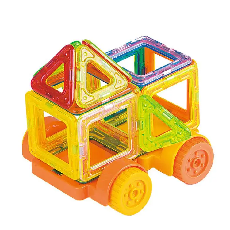 

32 pcs Magnetic Construction Building Blocks Square Triangle Hexagonal 3D DIY Children's Toys