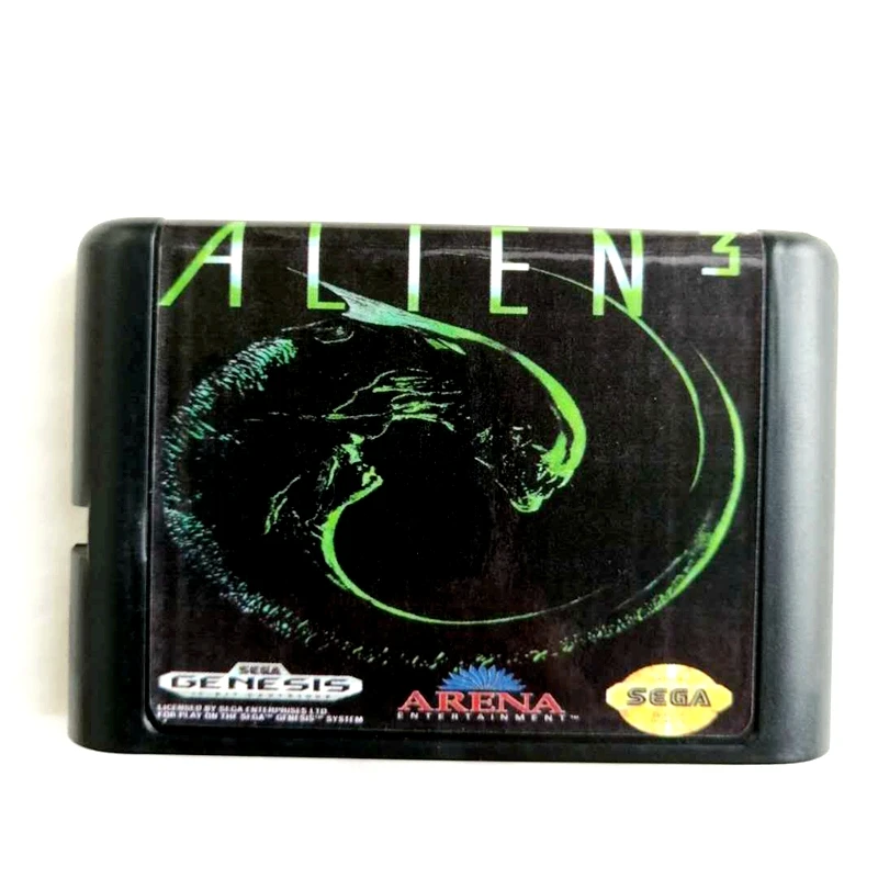 16 битная MD карта памяти Alien 3 для Sega Mega Drive 2 SEGA Genesis Megadrive|Картриджи| |