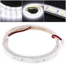 IP65 1M 5630 SMD 60 LED Silicone Strip Light Cool White Waterproof 12V for curving around bends