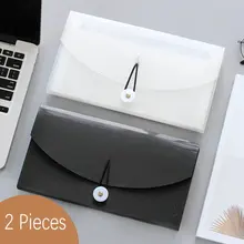 2 шт./лот 13 карманов Сумка для документов расширение ПВХ Сумка офисная папка для документов